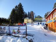 Kinderland und Übungsgelände der Skischule