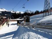 Standseilbahn Tigignas für Fußgänger