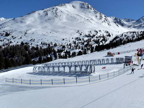 Skigebiete für Anfänger in der Ortler Skiarena – Anfänger Nauders am Reschenpass – Bergkastel