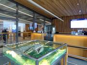 Sehr gepflegter Talstationsbereich an der Alpspitzbahn