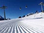 Sehr gute Pistenpräparierung