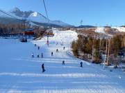 Leichte Abfahrt Štart západ