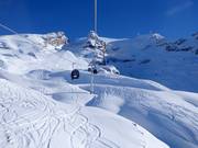 Titlis Xpress mit Blick zum Titlis