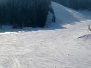 Leichte und breite Piste