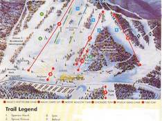Pistenplan Wintergreen – Bragg Creek