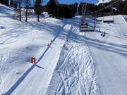 Speed-Piste Chalte Bodo unterhalb des Moosalp-Express