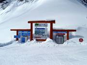 Detaillierte Informationen an der Bergstation