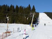 Pomezní boudy - Schlepplift mit T-Bügel/Anker