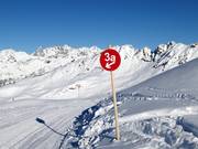 Eindeutige Markierung der Pistenränder