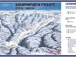 Pistenplan Salamandra Resort – Banska-Stiavnica