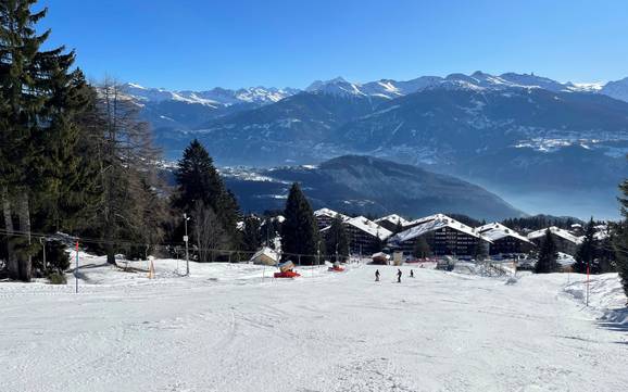 Skifahren in Anzère