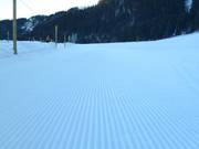 Sehr gute Pistenpräparierung