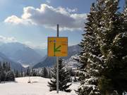 Informationstafel in Verbier