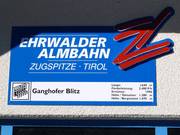 Informationstafel am Einstieg der Skilifte