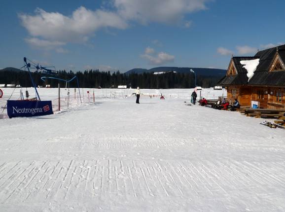 Die untere Piste von Bialy Potok