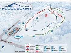 Pistenplan Vedbobacken – Västerås