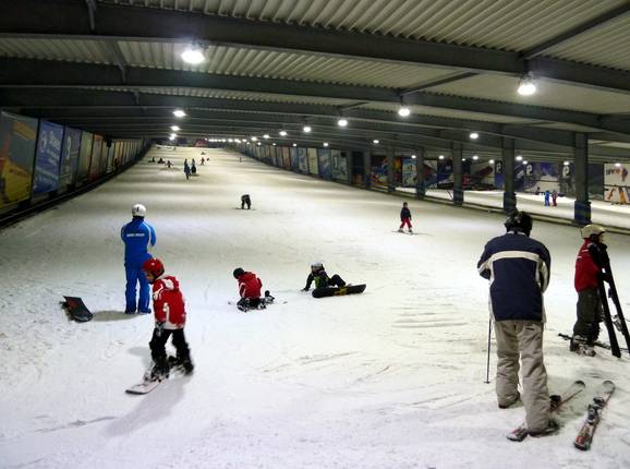 Hauptabfahrt Snow Valley