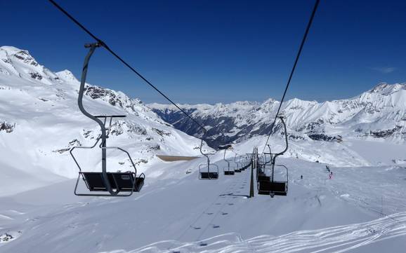 Skilifte/Seilbahnen Stubachtal – Lifte/Seilbahnen Weißsee Gletscherwelt – Uttendorf