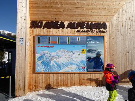 Val di Fassa (Fassatal): Orientierung in Skigebieten – Orientierung Alpe Lusia – Moena/Bellamonte