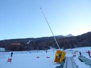 Lanzenbeschneiung in Aprica