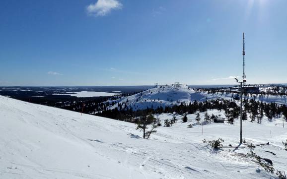 Nordösterbotten: Größe der Skigebiete – Größe Ruka