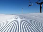 Perfekte Pistenpräparierung im Skigebiet Ruka