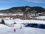 Blick auf Unterammergau