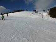 Breiter und leichter Übungshang