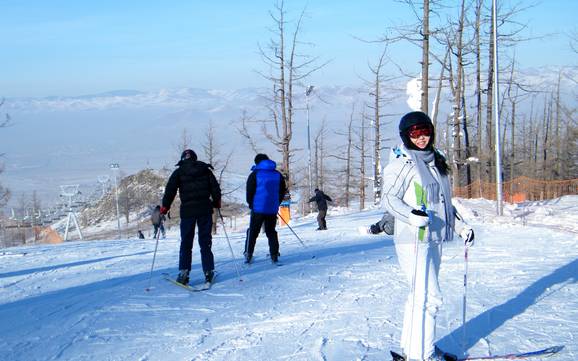 Skifahren in der Mongolei