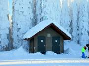 Sanitäre Anlagen mitten im Skigebiet