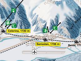 Skigebiet Survih – Samedan