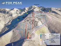 Pistenplan Fox Peak