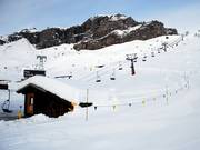 Pianalunga-Bocchetta - 2er Sesselbahn fix geklemmt