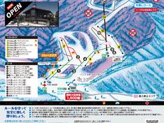 Pistenplan Ryuoo Ski Park