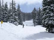 Piste an der Sesselbahn Great Western Express