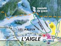 Pistenplan Parc de loisirs de l'Aigle – Lans en Vercors