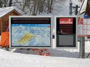Pisteninformationen im Skigebiet