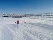 Blick vom Gipfel über das Setesdal
