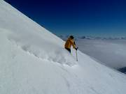 Schwere Piste von der Hohen Salve