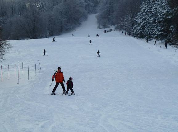 Die Piste am Hesselberg