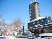 Einziger Anlaufpunkt: das Bergrestaurant auf der Hohen Bracht.