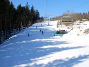 Unterer Teil der Verbindungsabfahrt zur Kappe