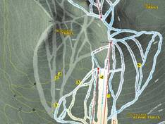 Pistenplan Willamette Pass – Crescent