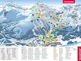Pistenplan Hemsedal