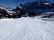 Leichte Piste Sotsalong oberhalb vom Plan de Gralba