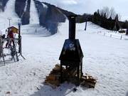 Offener Kamin an der Talstation