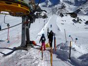 Das Personal ist am Einstieg präsent