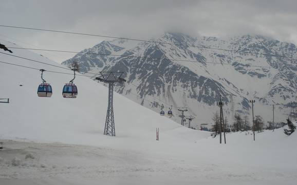 Größter Höhenunterschied im Val Mesolcina (Misox) – Skigebiet San Bernardino