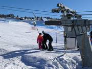 Engagiertes Personal am Lift