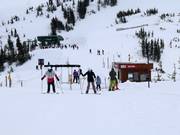 Übergang zwischen den Skigebieten Alta und Snowbird
